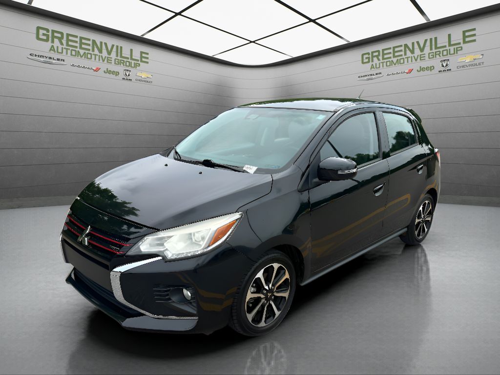 2022 Mitsubishi Mirage SE - Mystic Black Metallic exterior view 1