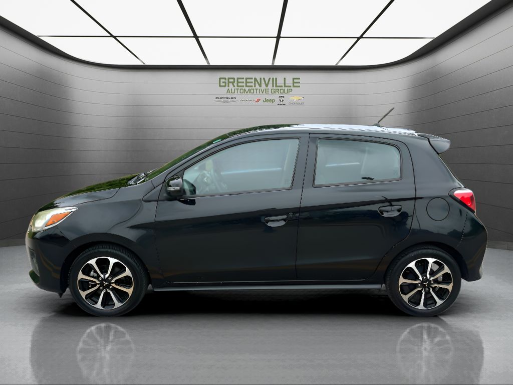 2022 Mitsubishi Mirage SE - Mystic Black Metallic exterior view 8