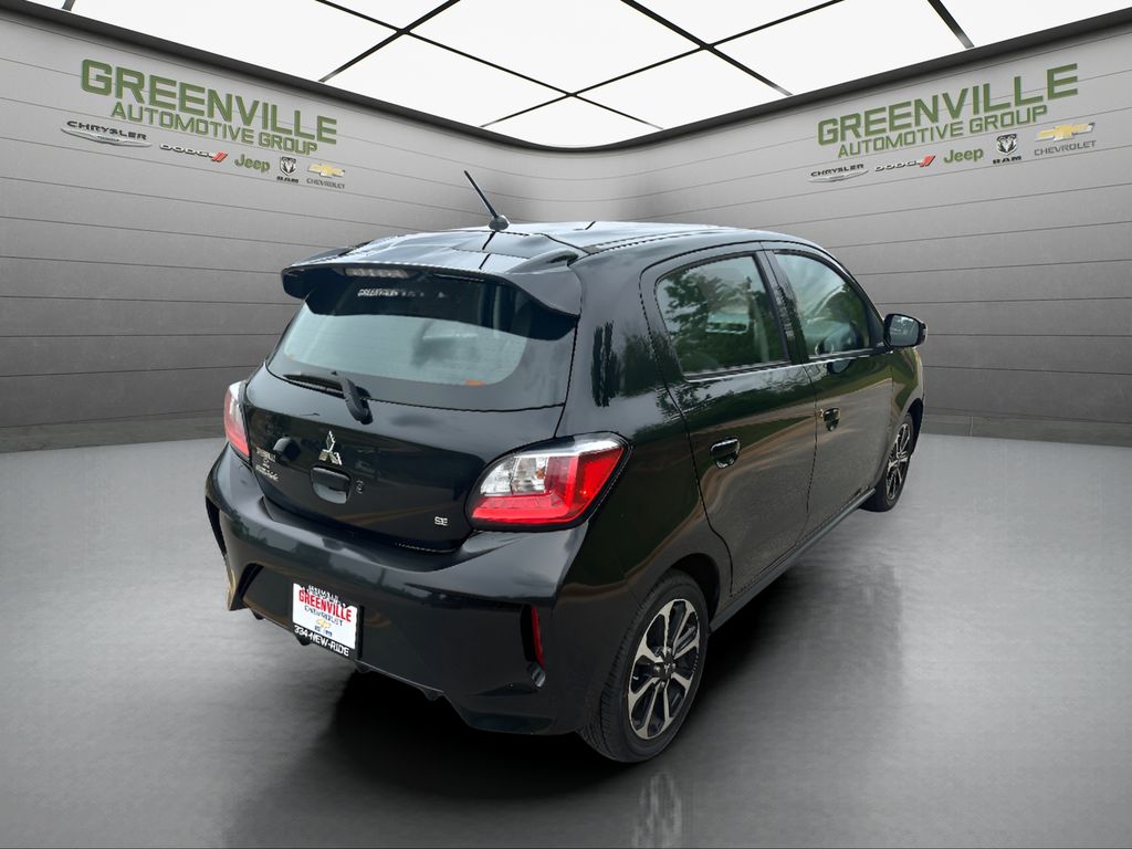 2022 Mitsubishi Mirage SE - Mystic Black Metallic exterior view 5