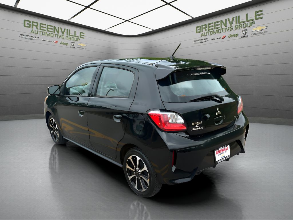 2022 Mitsubishi Mirage SE - Mystic Black Metallic exterior view 7