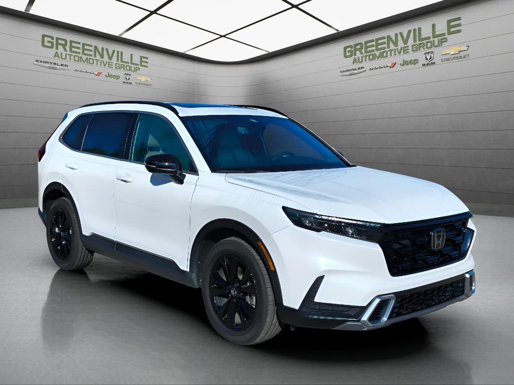 2025 Honda CR-V Hybrid Sport Touring - White exterior view 10