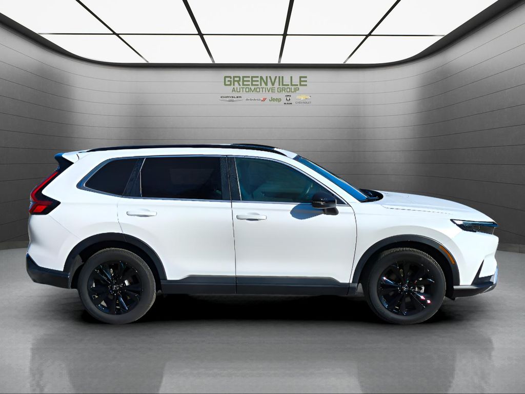 2025 Honda CR-V Hybrid Sport Touring - White exterior view 9