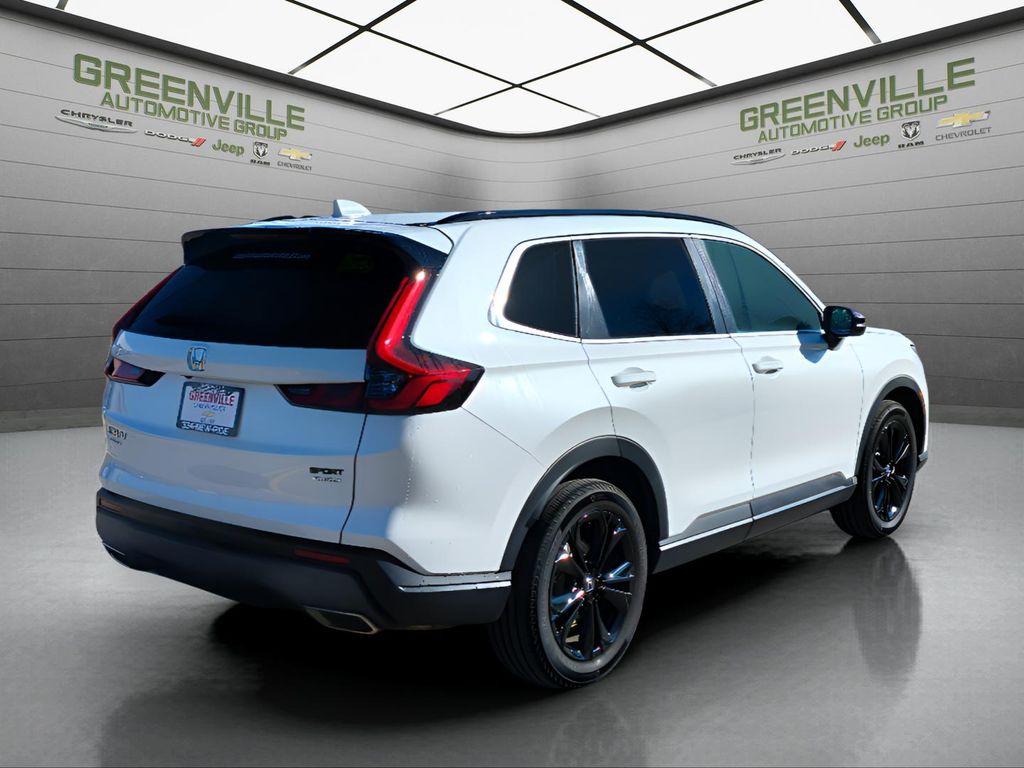 2025 Honda CR-V Hybrid Sport Touring - White exterior view 8