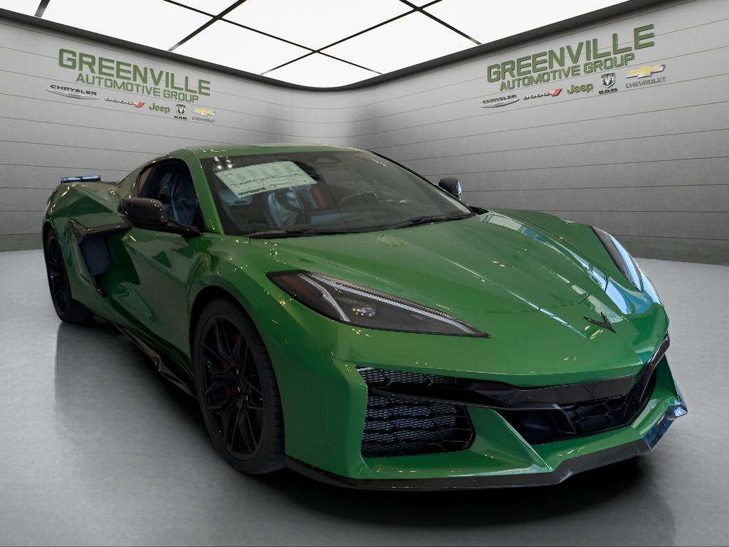 2026 Chevrolet Corvette Z06 Coupe 3LZ - Roswell Green Metallic exterior view 12