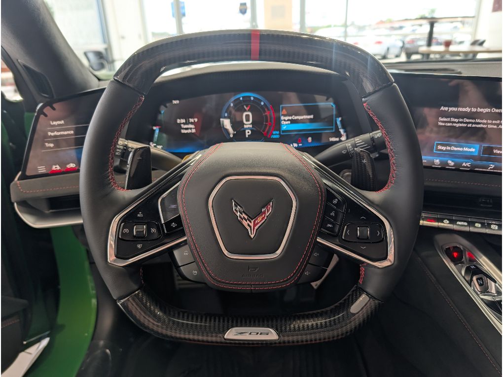 2026 Chevrolet Corvette Z06 Coupe 3LZ - Roswell Green Metallic exterior view 16