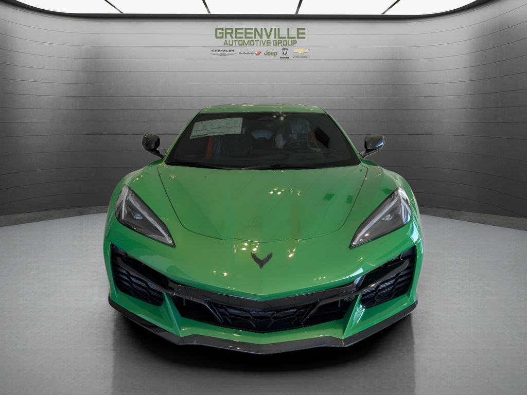 2026 Chevrolet Corvette Z06 Coupe 3LZ - Roswell Green Metallic exterior view 11