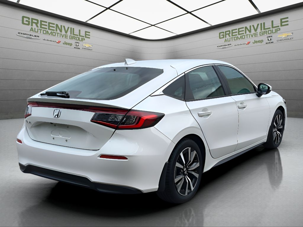 2023 Honda Civic EX-L - Platinum White Pearl exterior view 5