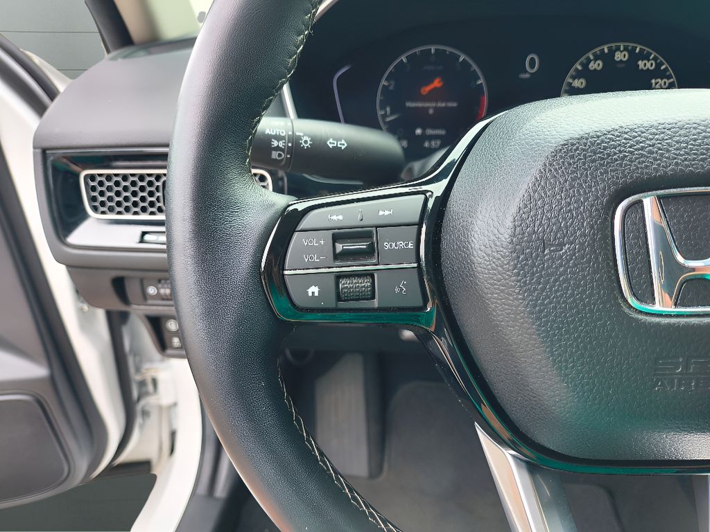 2023 Honda Civic EX-L - Platinum White Pearl exterior view 14