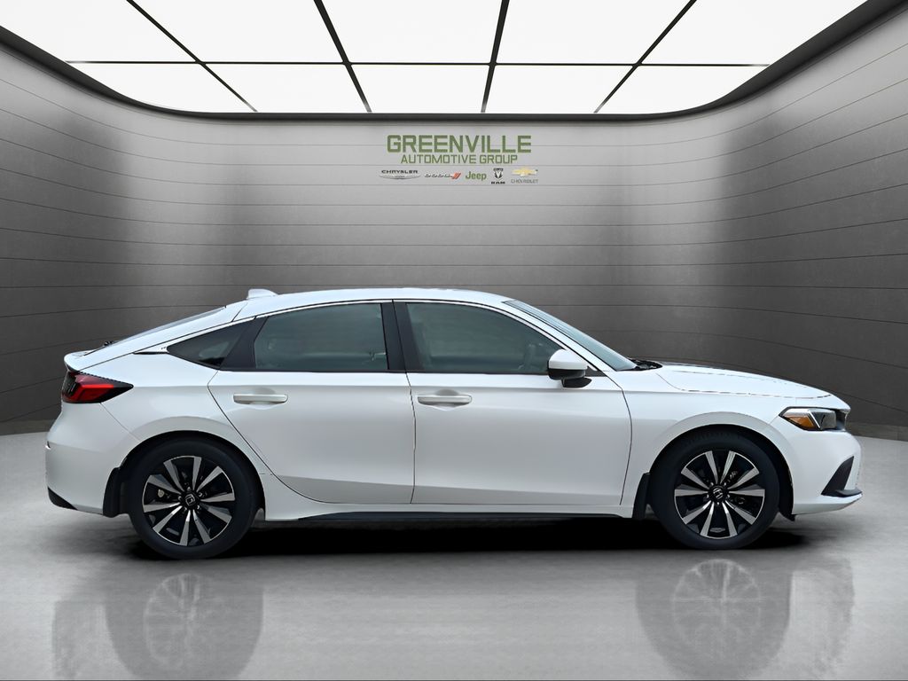 2023 Honda Civic EX-L - Platinum White Pearl exterior view 6