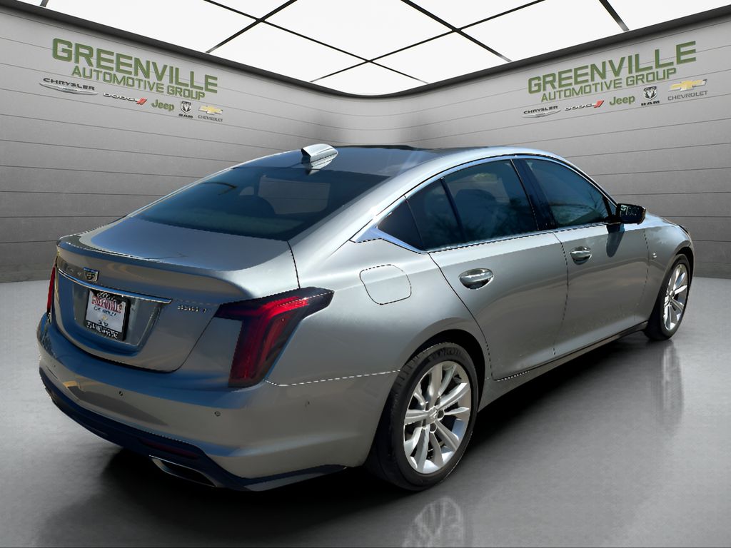 2025 Cadillac CT5 Premium Luxury - Argent Silver Metallic exterior view 6