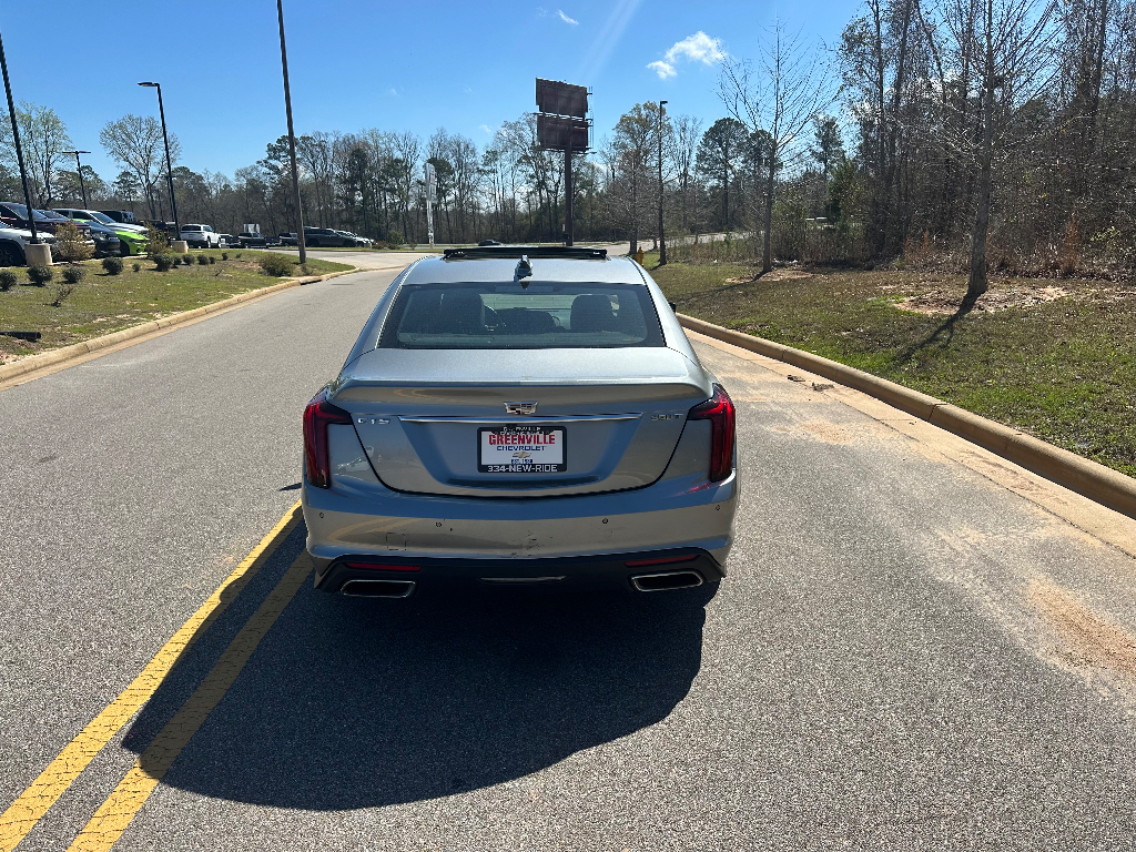 2025 Cadillac CT5 Premium Luxury - Argent Silver Metallic exterior view 6