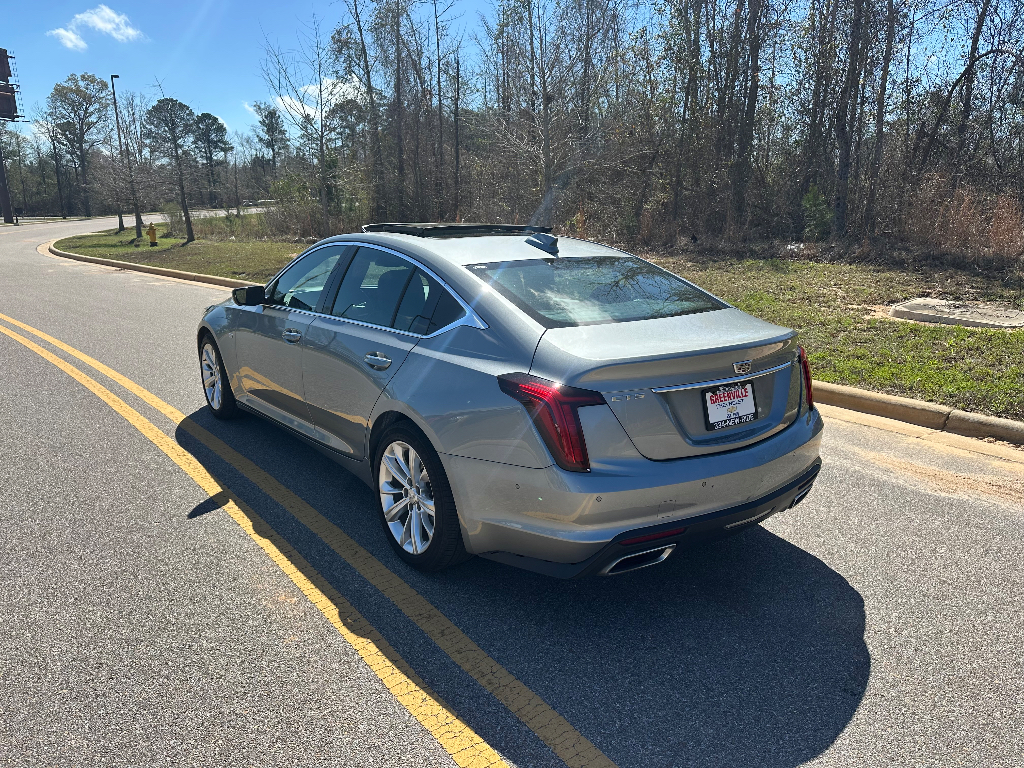 2025 Cadillac CT5 Premium Luxury - Argent Silver Metallic exterior view 7