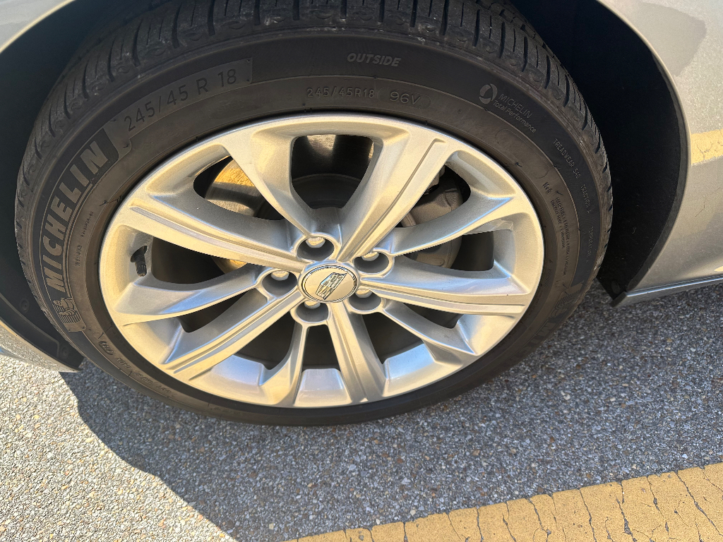 2025 Cadillac CT5 Premium Luxury - Argent Silver Metallic exterior view 9