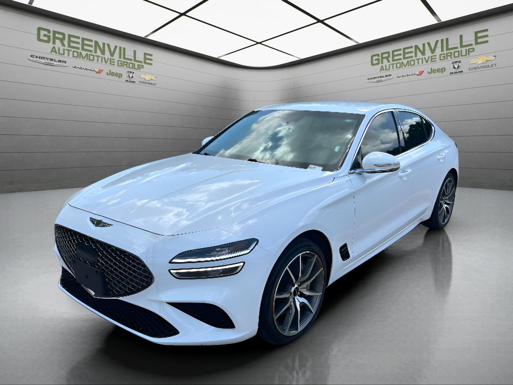 2024 Genesis G70 2.5T - Alta White exterior view 1