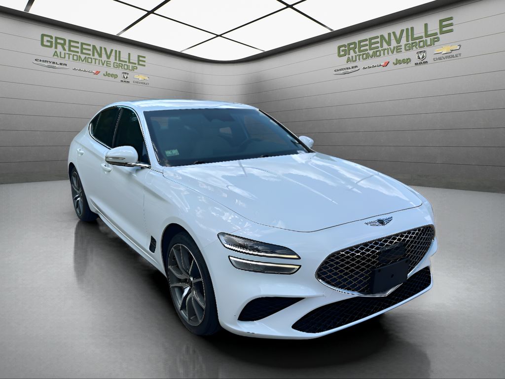 2024 Genesis G70 2.5T - Alta White exterior view 3