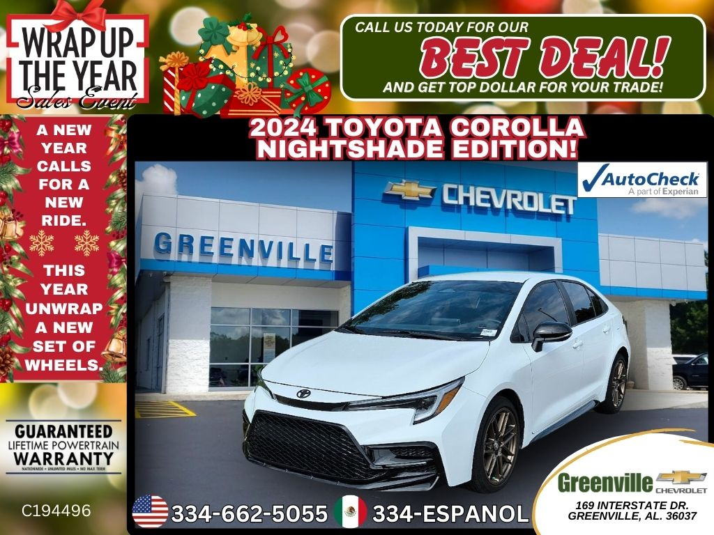2024 Toyota Corolla Nightshade's photo