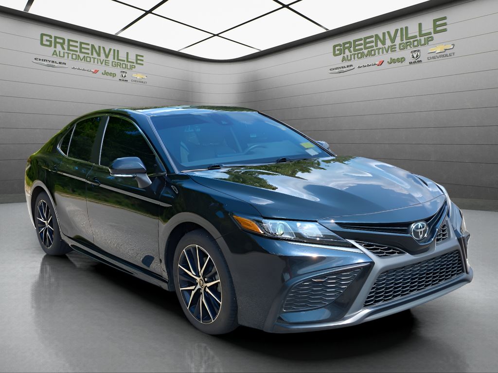 2023 Toyota Camry SE - Midnight Black Metallic exterior view 9