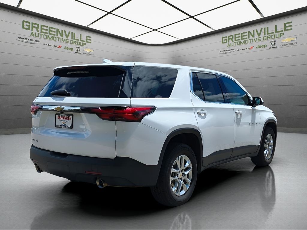 2022 Chevrolet Traverse LS - Summit White exterior view 5