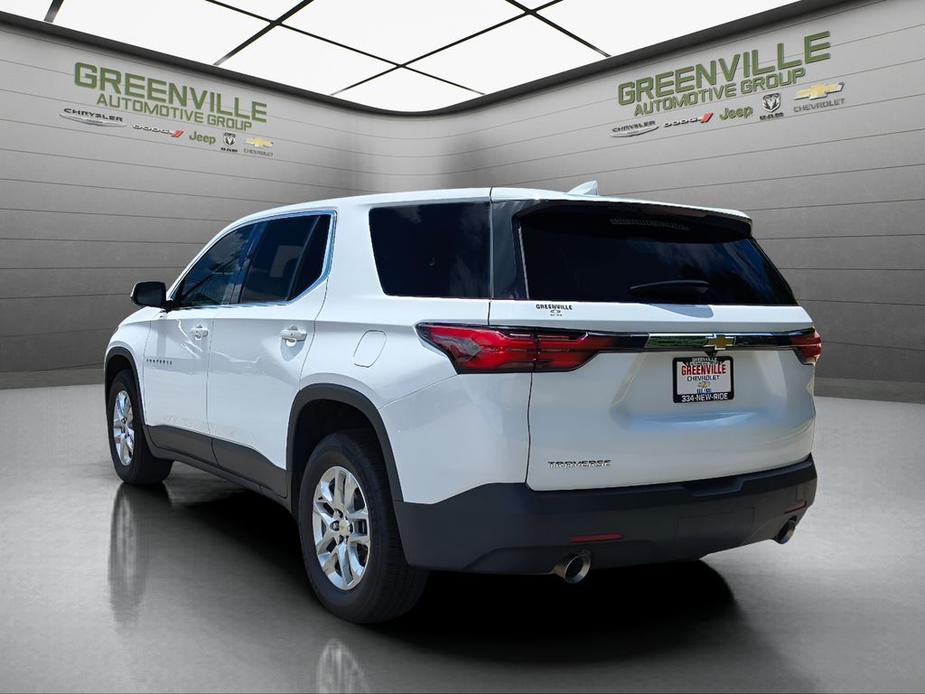 2022 Chevrolet Traverse LS - Summit White exterior view 3