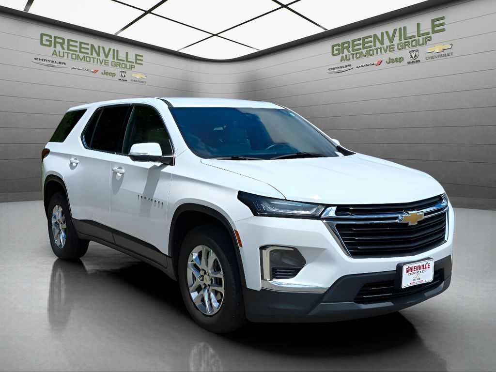 2022 Chevrolet Traverse LS - Summit White exterior view 7
