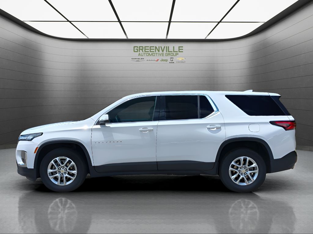 2022 Chevrolet Traverse LS - Summit White exterior view 2