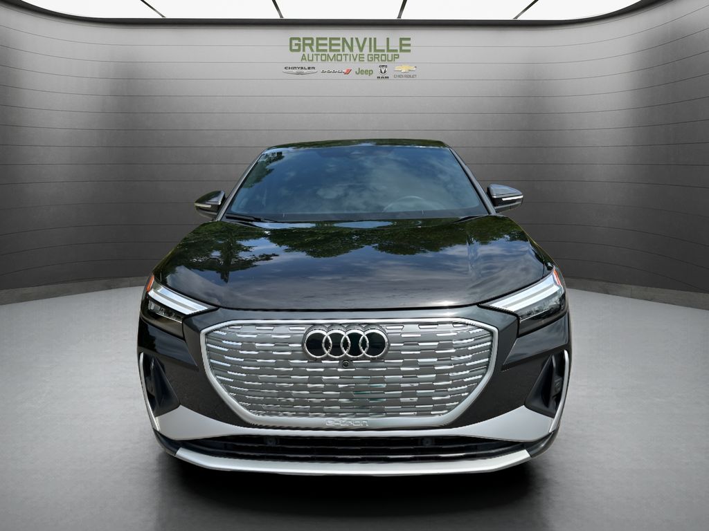 2023 Audi Q4 e-tron Sportback Premium Plus - Mythos Black Metallic exterior view 8