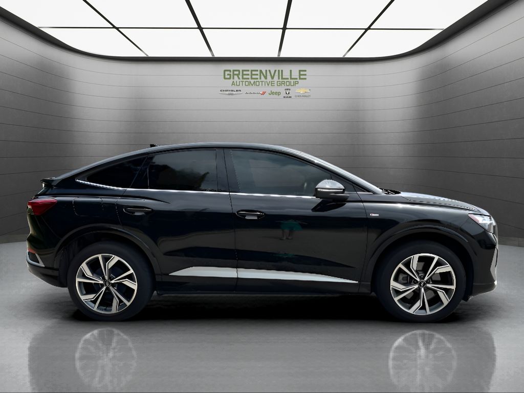 2023 Audi Q4 e-tron Sportback Premium Plus - Mythos Black Metallic exterior view 6