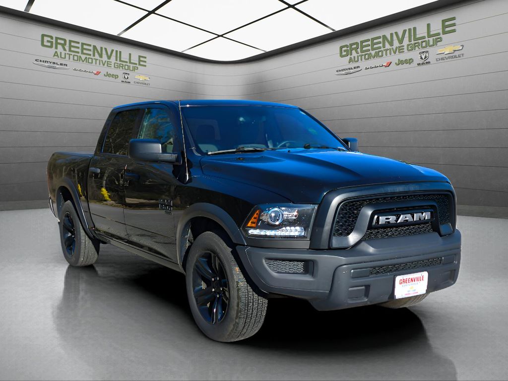 2024 Ram 1500 Classic Warlock - Diamond Black Crystal Pearlcoat exterior view 10
