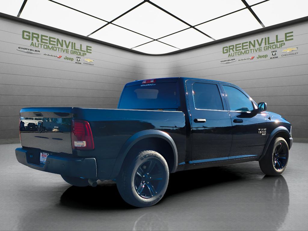 2024 Ram 1500 Classic Warlock - Diamond Black Crystal Pearlcoat exterior view 8