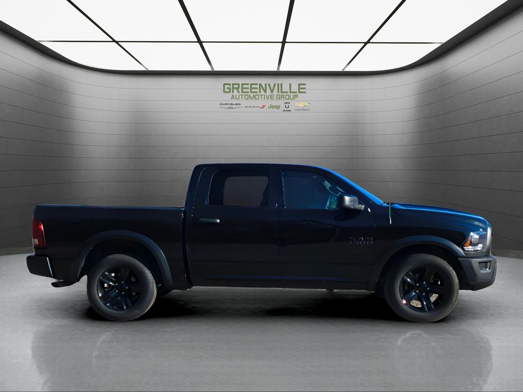 2024 Ram 1500 Classic Warlock - Diamond Black Crystal Pearlcoat exterior view 9