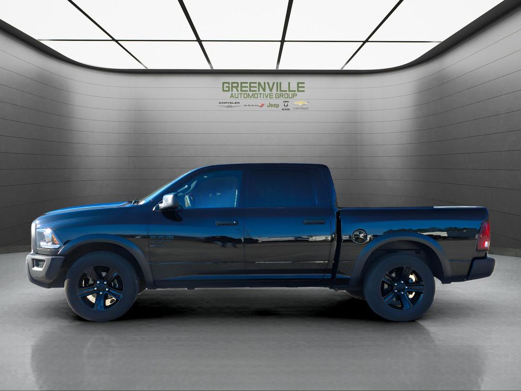 2024 Ram 1500 Classic Warlock - Diamond Black Crystal Pearlcoat exterior view 2