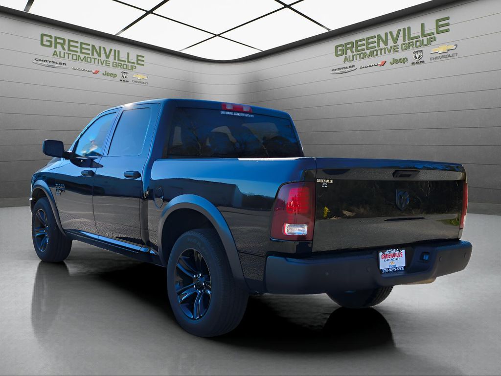 2024 Ram 1500 Classic Warlock - Diamond Black Crystal Pearlcoat exterior view 5