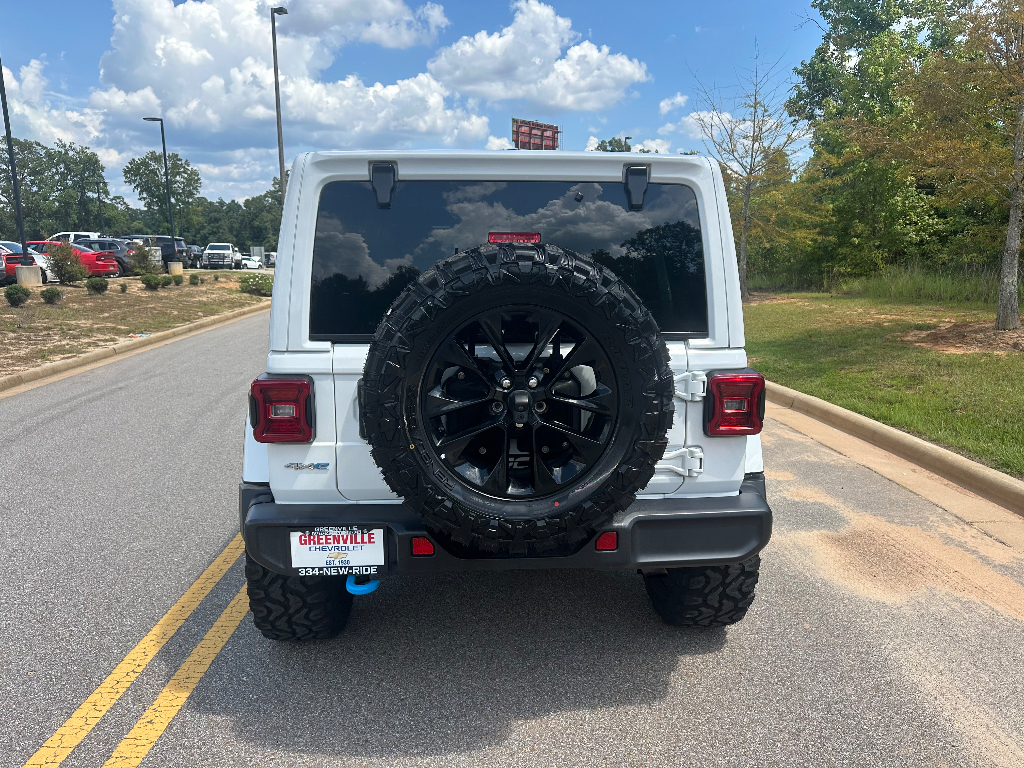 2024 Jeep Wrangler 4xe Sahara - Bright White Clearcoat exterior view 7
