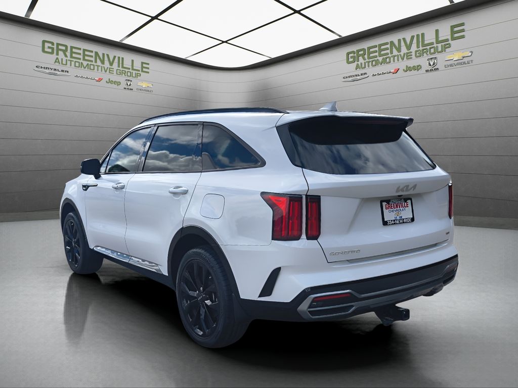 2023 Kia Sorento SX - Glacial White Pearl exterior view 4