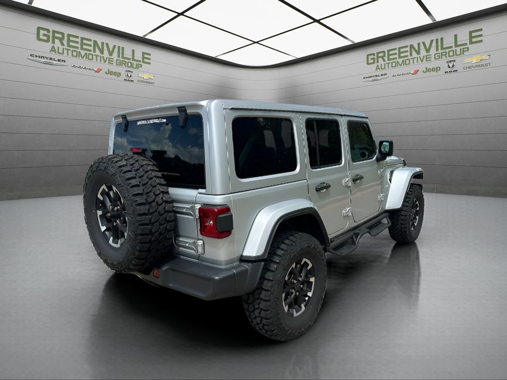2024 Jeep Wrangler 4xe Sahara - Silver Zynith Clearcoat exterior view 5