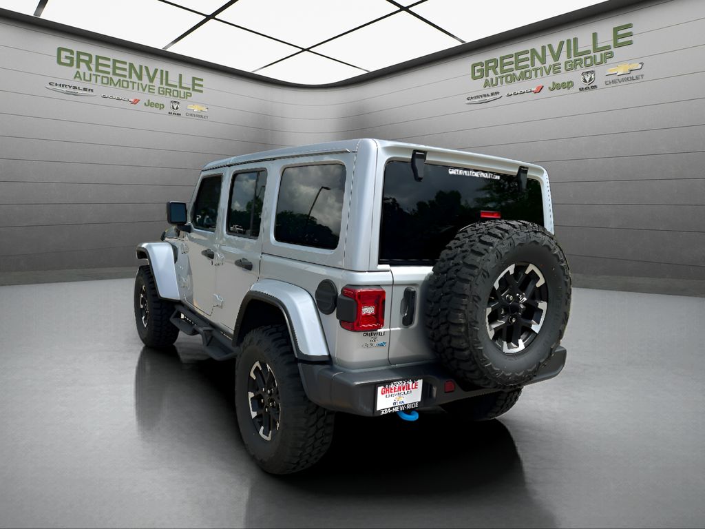 2024 Jeep Wrangler 4xe Sahara - Silver Zynith Clearcoat exterior view 7