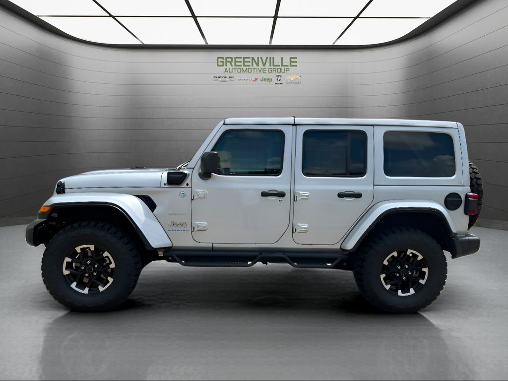 2024 Jeep Wrangler 4xe Sahara - Silver Zynith Clearcoat exterior view 8