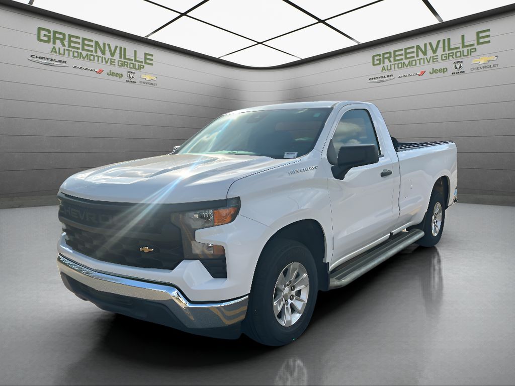 2023 Chevrolet Silverado 1500 - Summit White exterior view 2