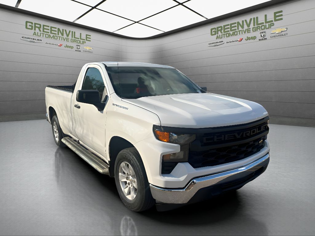 2023 Chevrolet Silverado 1500 - Summit White exterior view 4