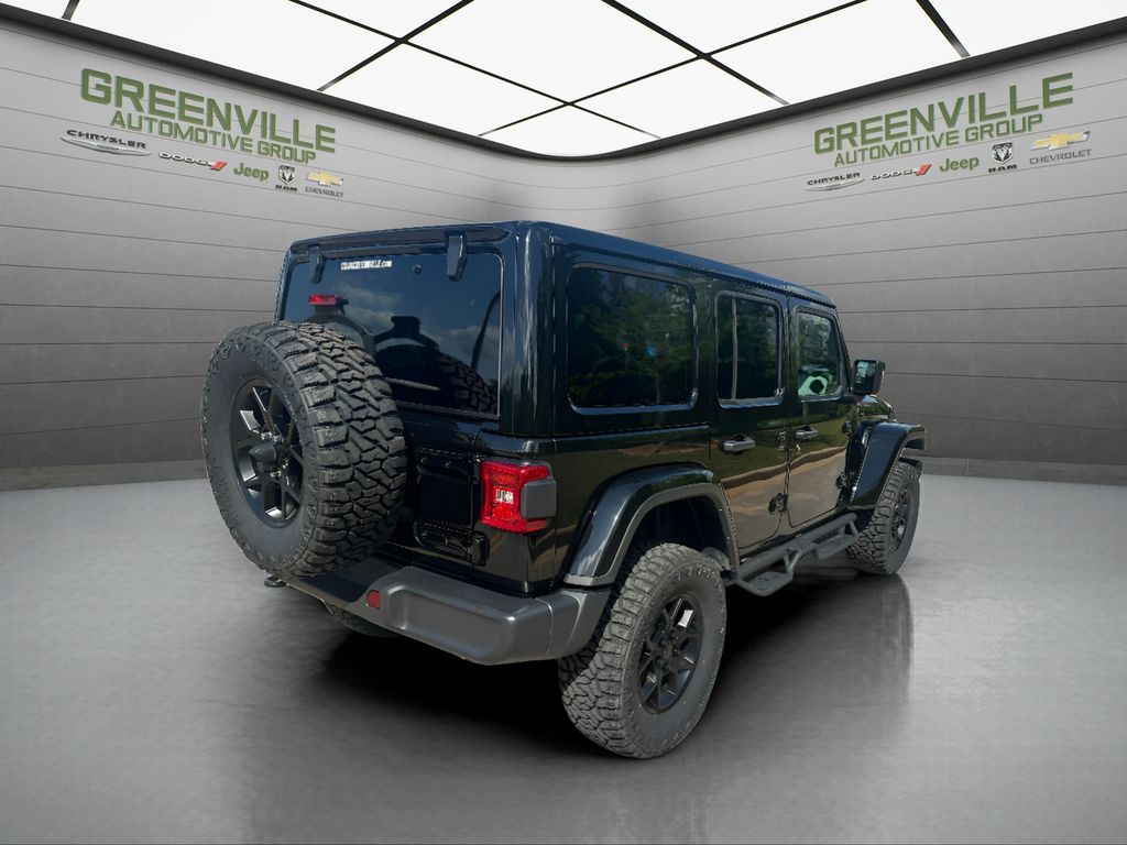 2025 Jeep Wrangler Sahara - Black Clearcoat exterior view 5