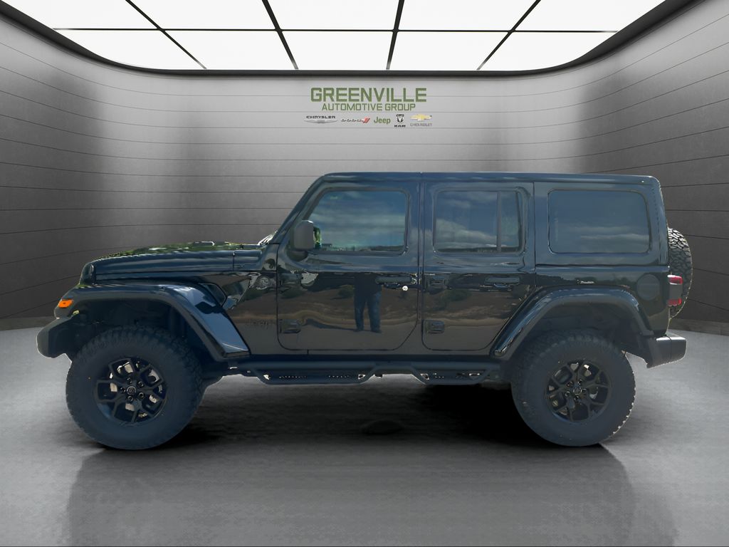 2025 Jeep Wrangler Sahara - Black Clearcoat exterior view 8