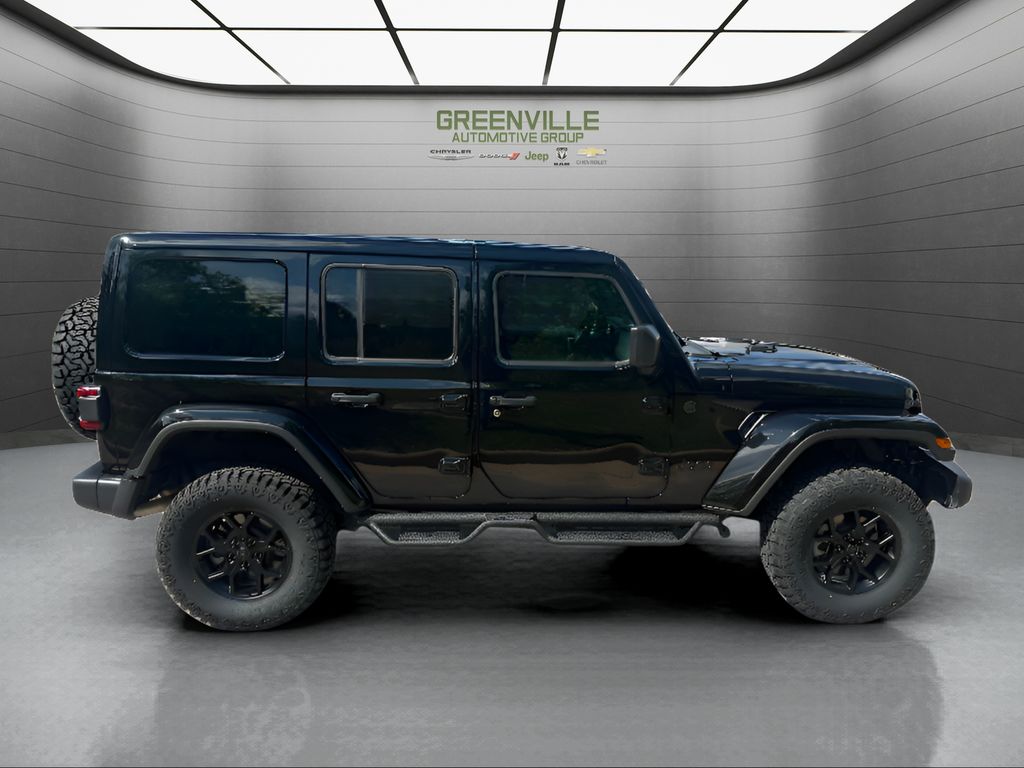 2025 Jeep Wrangler Sahara - Black Clearcoat exterior view 4