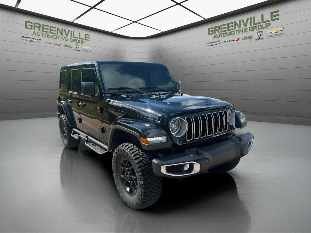2025 Jeep Wrangler Sahara - Black Clearcoat exterior view 3