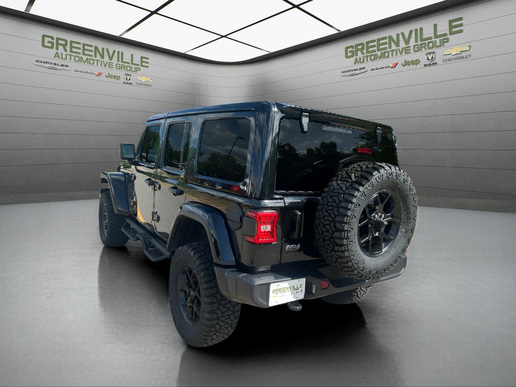 2025 Jeep Wrangler Sahara - Black Clearcoat exterior view 7