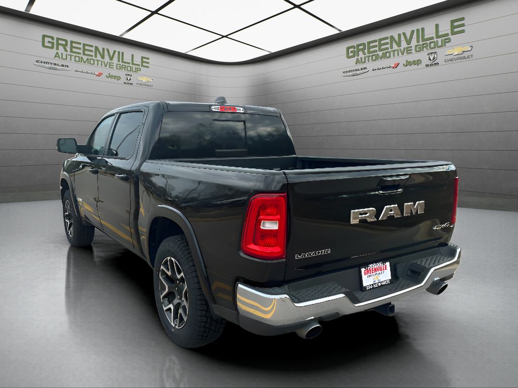 2025 Ram 1500 Laramie - Diamond Black Crystal Pearlcoat exterior view 7