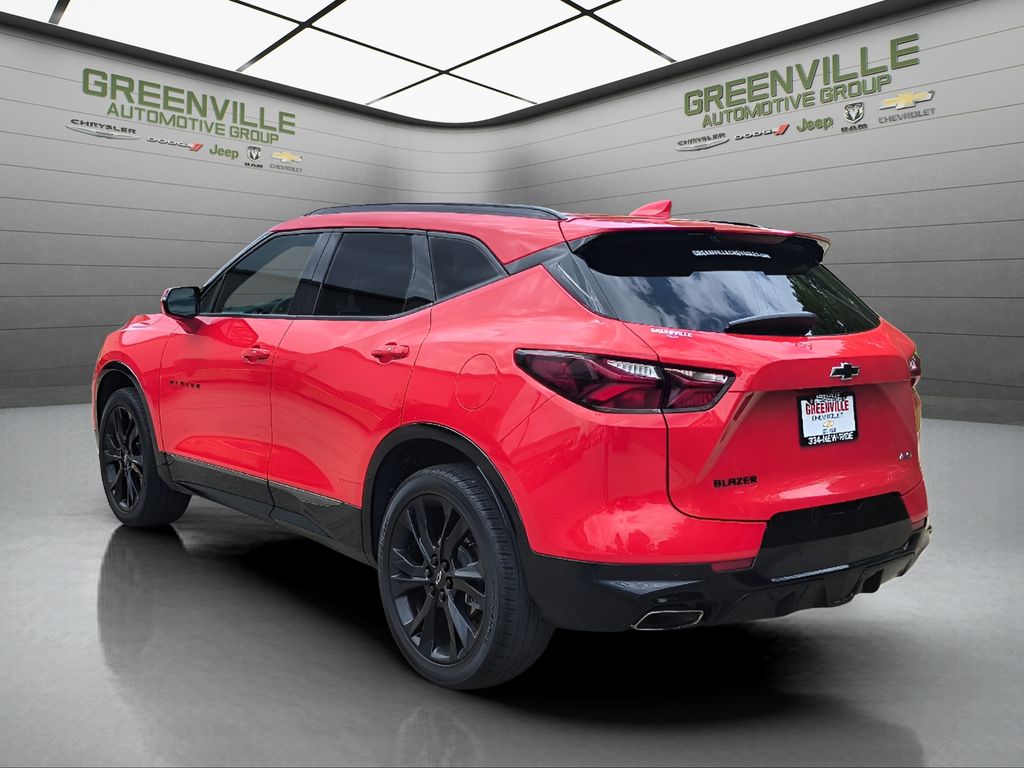 2021 Chevrolet Blazer RS - Red Hot exterior view 3