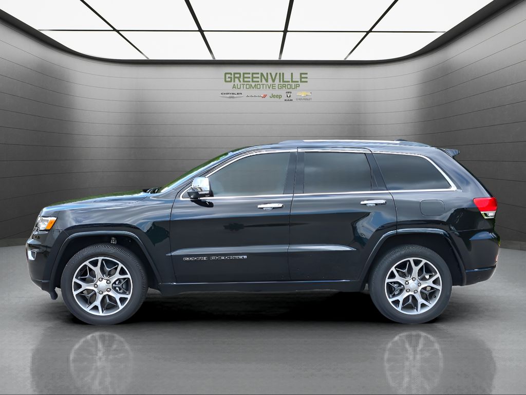 2021 Jeep Grand Cherokee Overland - Diamond Black Crystal Pearlcoat exterior view 2