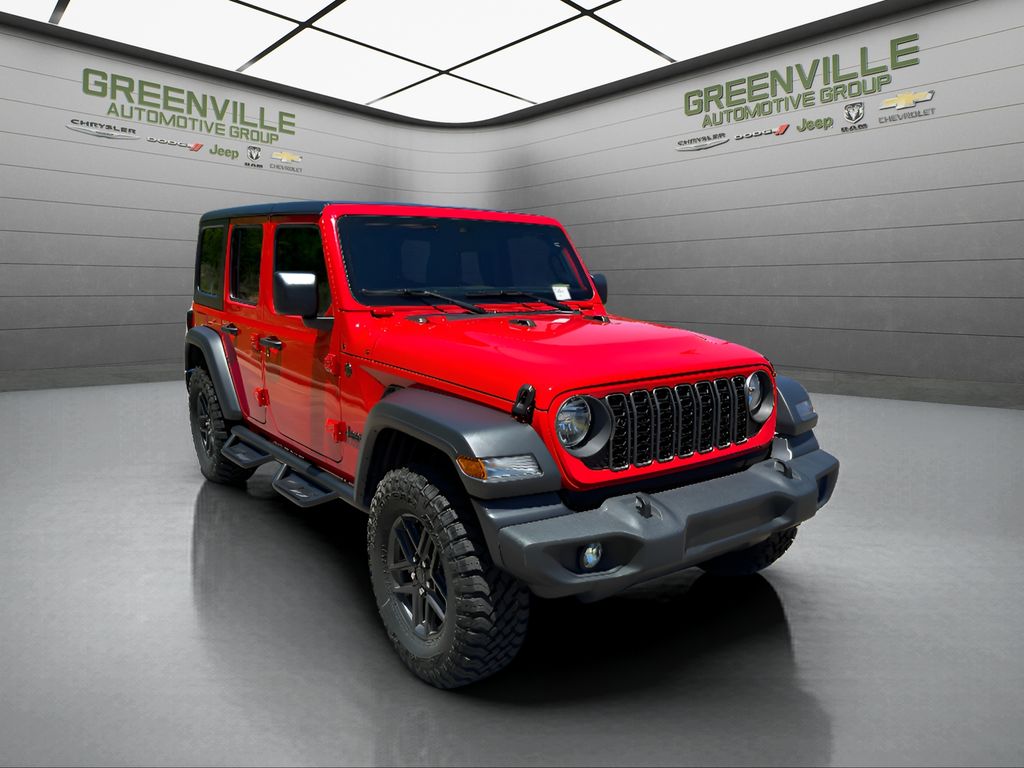 2025 Jeep Wrangler Sport S - Firecracker Red Clearcoat exterior view 3