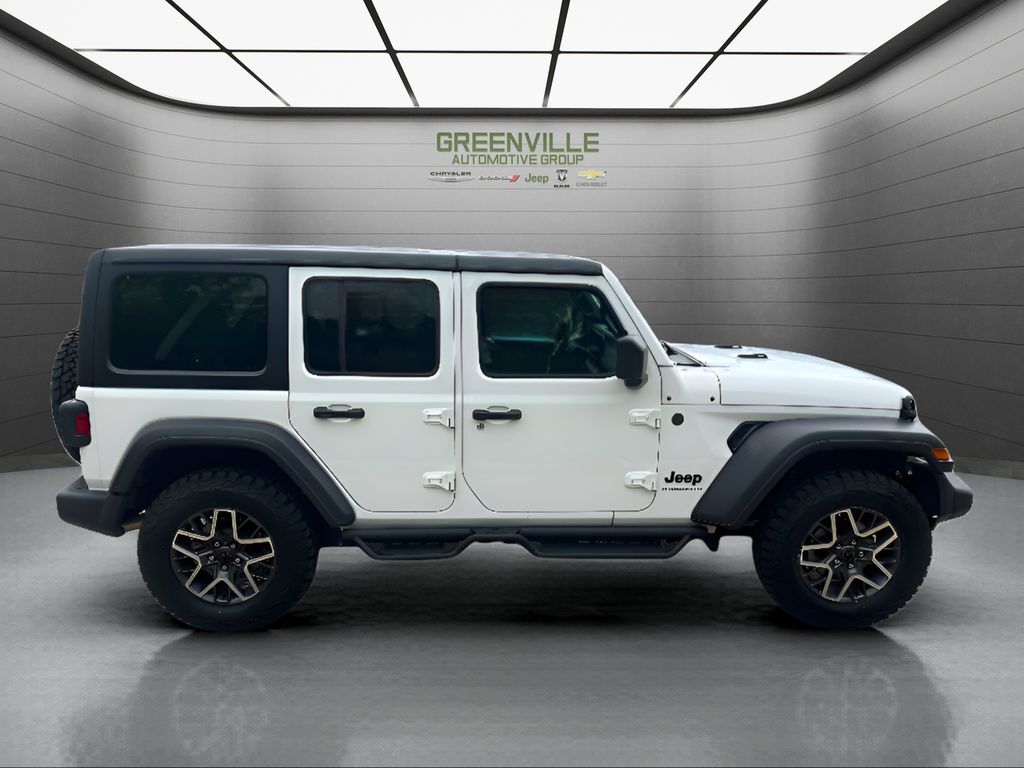 2025 Jeep Wrangler Sport S - Bright White Clearcoat exterior view 4
