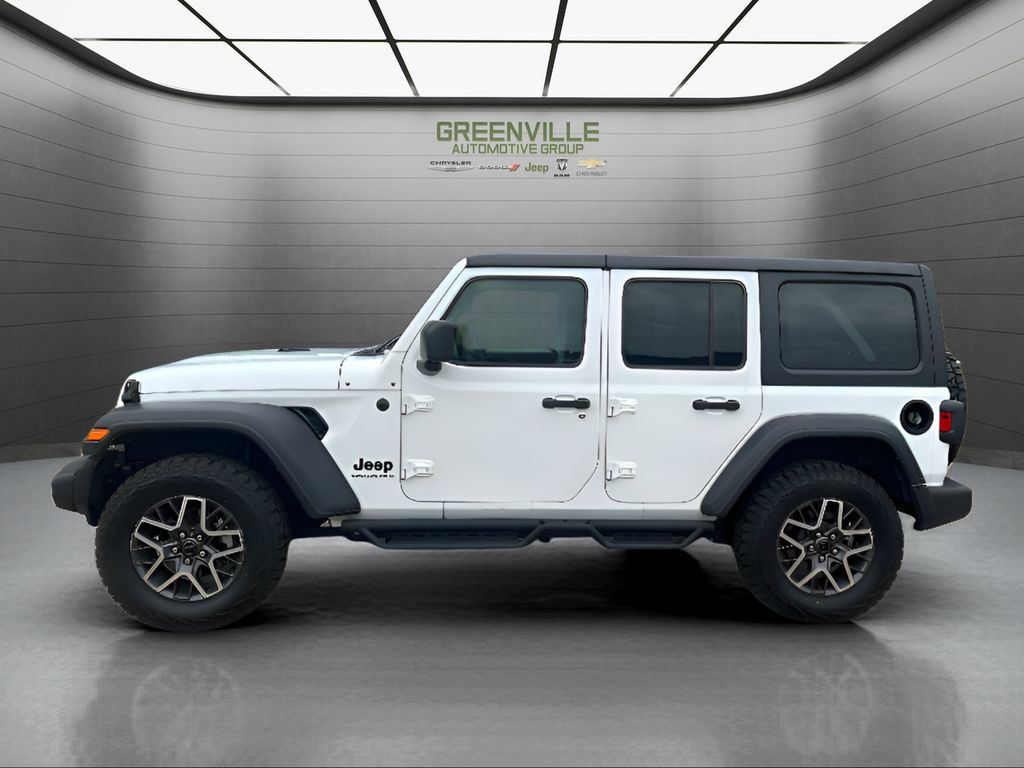 2025 Jeep Wrangler Sport S - Bright White Clearcoat exterior view 8